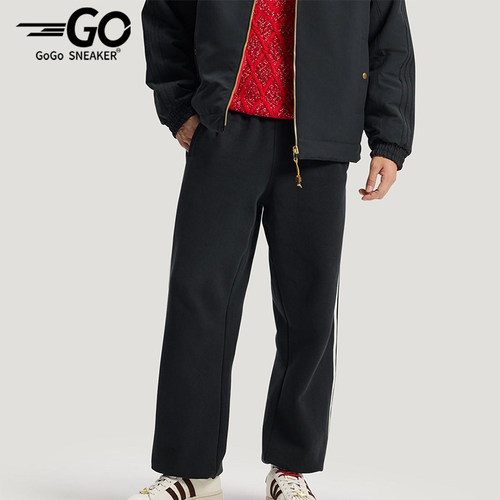 Adidas/阿迪达斯正品三叶草男士透气新年款双面针织长裤KT0652