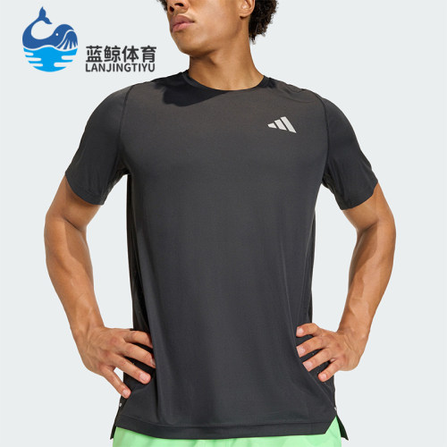 Adidas/阿迪达斯正品夏季男士休闲跑步运动短袖圆领短袖T恤JZ7761
