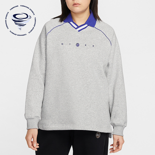 女士日常翻领套头针织卫衣IF0257 Nike 款 2025冬季 043 耐克正品