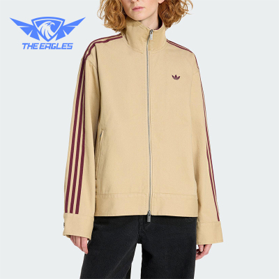 Adidas/阿迪达斯正品三叶草女士日常立领经典耐穿休闲外套KF2312