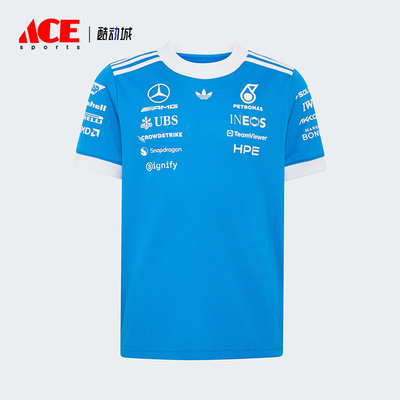 Adidas/阿迪达斯正品大童时尚套头透气圆领运动短袖T恤KT5140