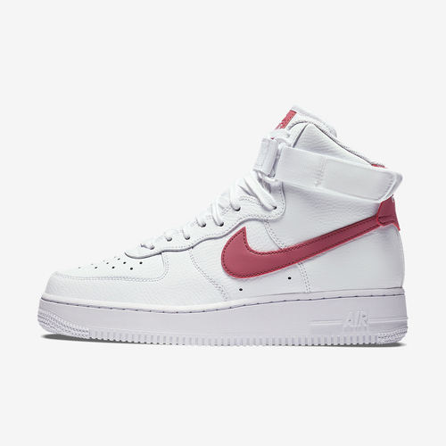 Nike耐克正品Air Force 1女子高帮包裹性防滑系带板鞋334031-116