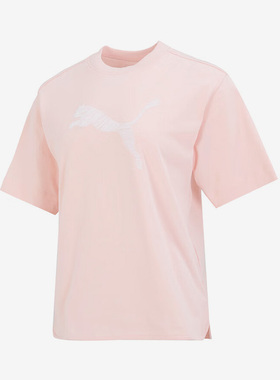 Puma/彪马正品夏季新款圆领女子透气运动短袖676650-66
