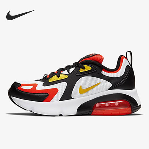 Nike/耐克正品AIR MAX200女子(GS)大童缓震跑步鞋AT5627-100