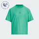 阿迪达斯正品 2025儿童透气经典 运动休闲时尚 Adidas 短袖 JL7520