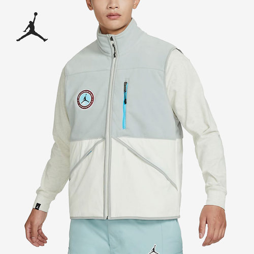 Nike/耐克正品Air Jordan男子运动加绒保暖马甲FB1907-133