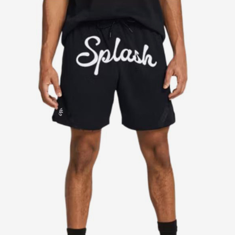 UA/安德玛正品夏季男士系带字母印花宽松篮球运动短裤1383374-001,运动服/休闲服装,运动中长裤／短裤,淘宝优惠券,粉丝福利购,淘宝优惠卷
