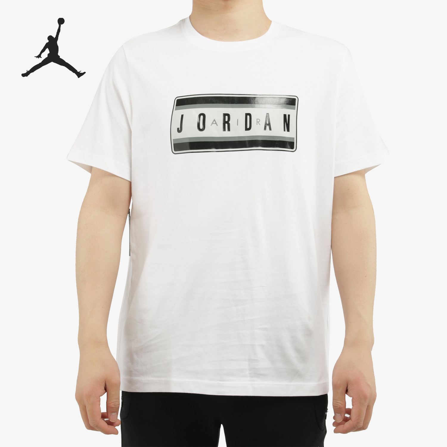 Nike/耐克官方正 新款Jordan男子印花圆领运动休闲短袖T恤CJ6247