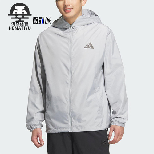 Adidas/阿迪达斯正品JACKET男女连帽宽松经典防晒运动外套KA9290