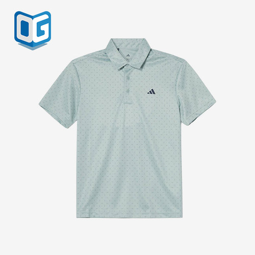 Adidas/阿迪达斯正品新款男浅绿色高尔夫短袖Polo衫JY5464