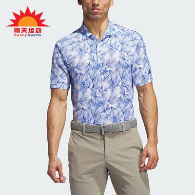 阿迪达斯男士翻领POLO衫