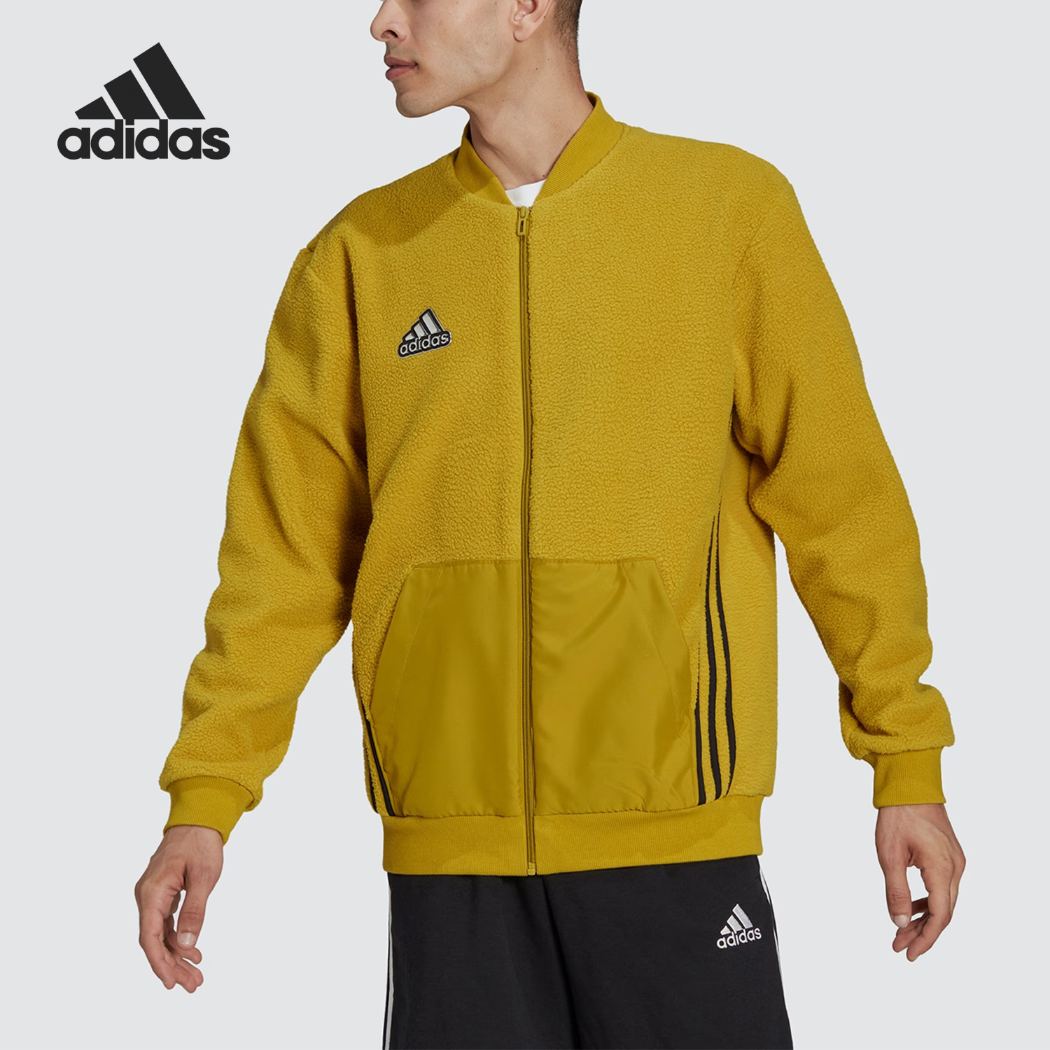 Adidas/阿迪达斯正品当季新款男子运动保暖上衣外套HL6919