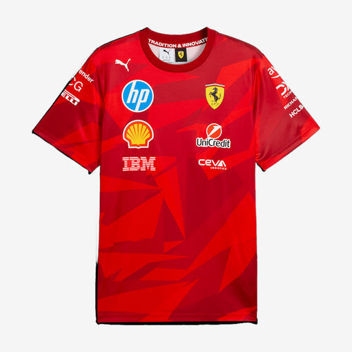 Puma彪马正品Scuderia Ferrari HP男赛车印花短袖T恤763956-01