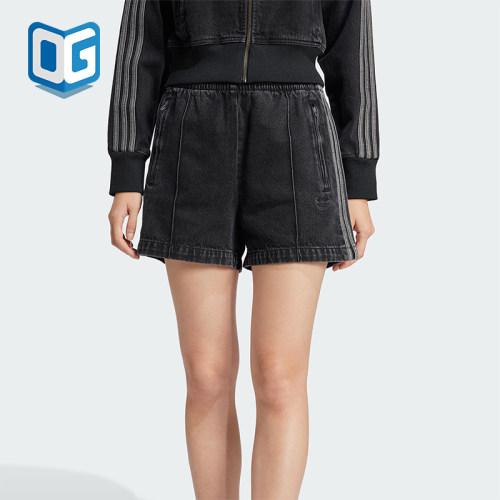 Adidas/阿迪达斯正品三叶草女士透气梭织休闲户外运动短裤JD3107