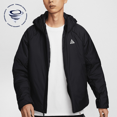 耐克男士运动保暖连帽宽松外套