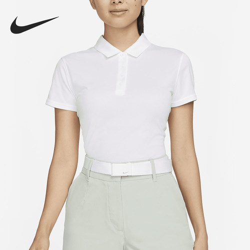 Nike/耐克正品2025女士运动透气高尔夫套头POLO衫DH2310-100