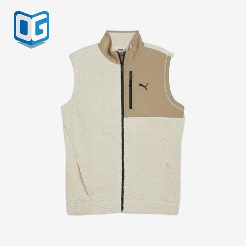 Puma/彪马正品2025男士户外立领拼接无袖运动休闲马甲681999-87