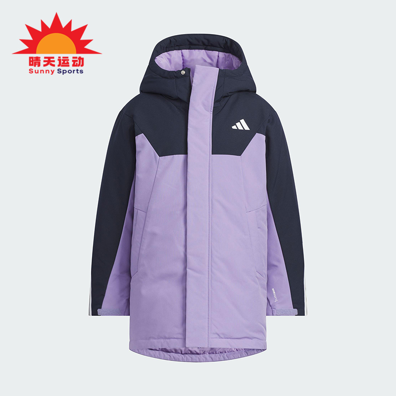 Adidas/阿迪达斯正品JK L PARKA DOWN儿童运动防风羽绒服KC5409
