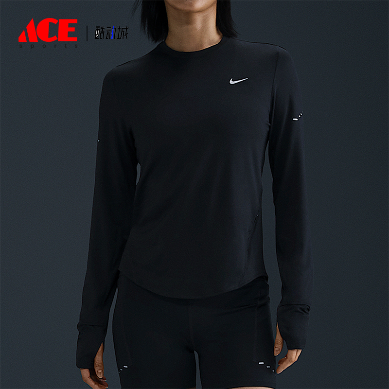 Nike/耐克正品Swift Dri-FIT女士跑步健身长袖T恤HQ0504-010