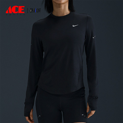 Nike/耐克正品Swift Dri-FIT女士跑步健身长袖T恤HQ0504-010
