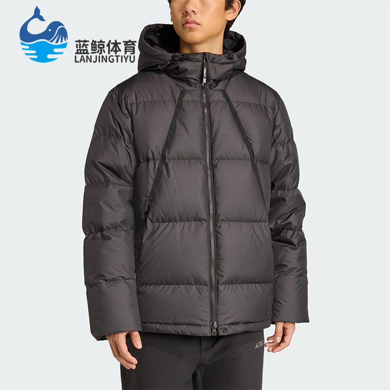 Adidas/阿迪达斯正品GOOSE DOWN JACKET男士休闲防风羽绒服JV6210