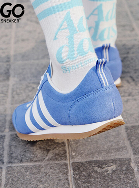 Adidas/阿迪达斯正品VS JOG 2.0 男女款薄底复古休闲鞋JS4444
