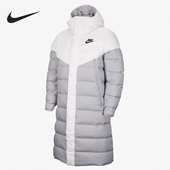 休闲运动羽绒服CU0281 男子连帽保暖中长款 100 耐克正品 Nike