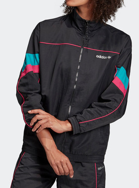 Adidas/阿迪达斯正品三叶草外套女装TECH TT梭织立领夹克 GC8783