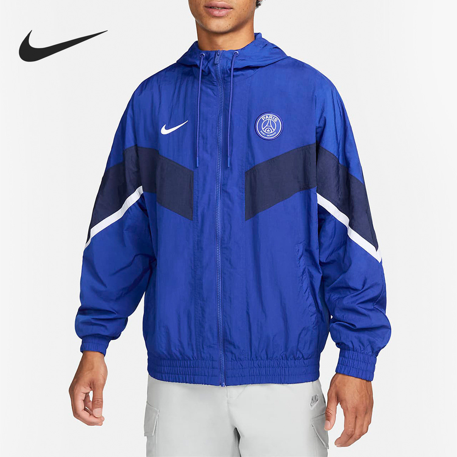 Nike/耐克正品巴黎圣日耳曼Strike男子足球夹克DN3081-417