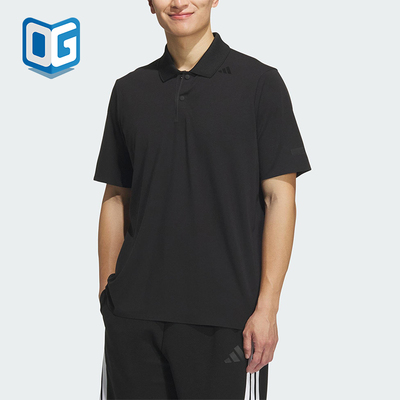 Adidas/阿迪达斯正品2025夏季款男士宽松翻领运动POLO衫KC5828