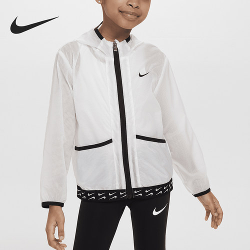 Nike/耐克正品2024新款小童半透明透气拉链夹克HM4569-100