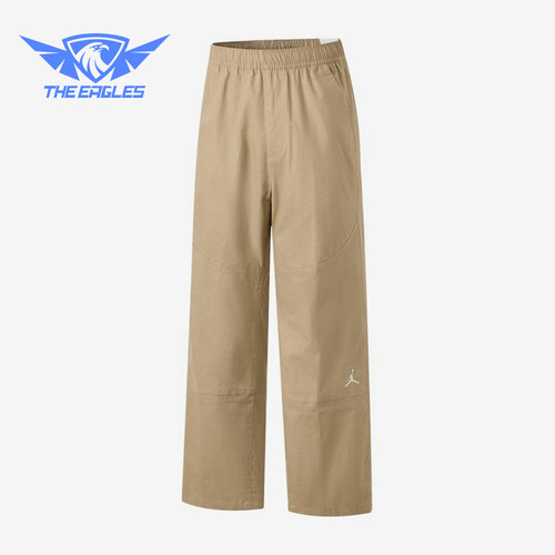 Nike/耐克正品JORDAN新款男卡其色宽松纯色经典休闲裤HF9330-247