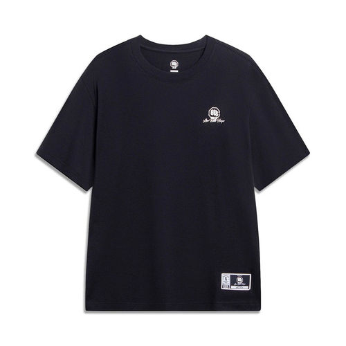Lining/李宁正品反伍BADFIVE男子宽松休闲圆领印花短袖T恤AHST281