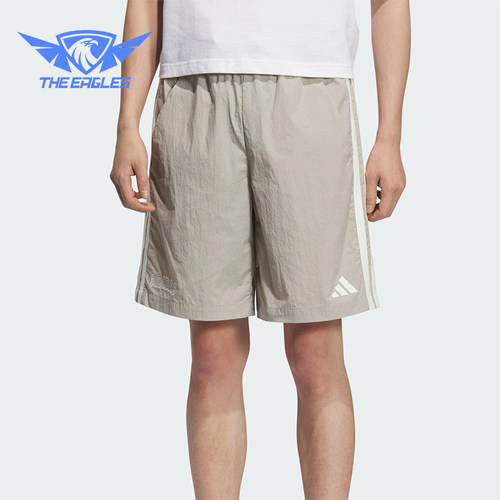 Adidas/阿迪达斯正品夏季男士梭织简约透气经典日常短裤KC2844