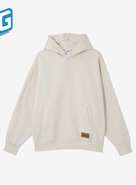 Puma/彪马正品透气专柜冬男士情侣宽松耐穿口袋简约卫衣631127-87