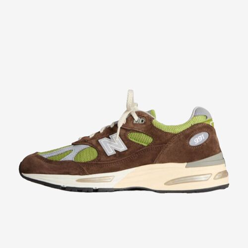 New Balance新百伦正品991V2男女同款舒适贴合低帮跑步鞋U991CK2
