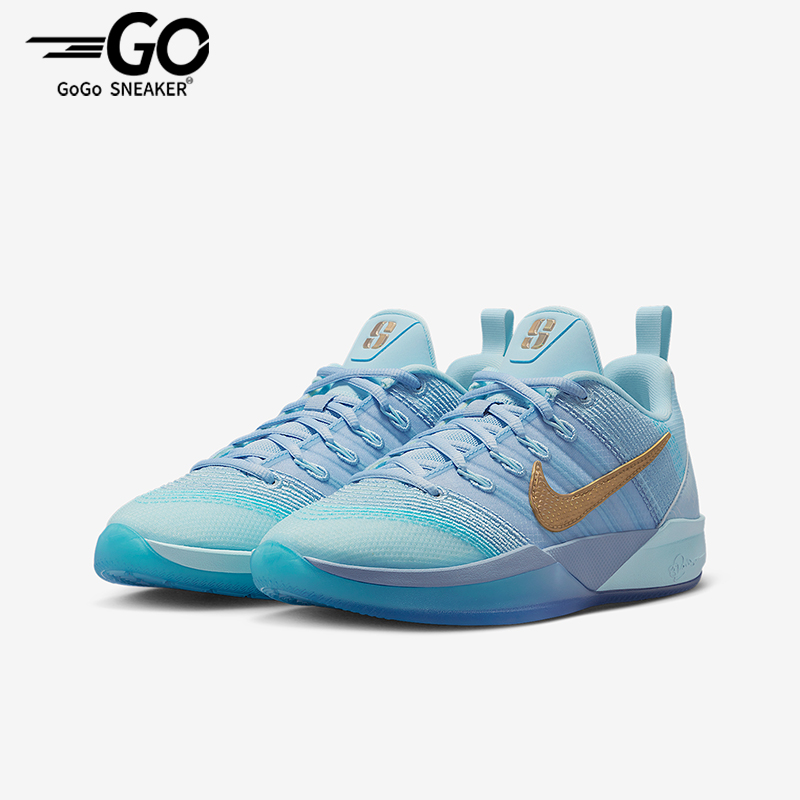 Nike/耐克正品2025夏季款儿童低帮缓震运动训练篮球鞋IB3088-400