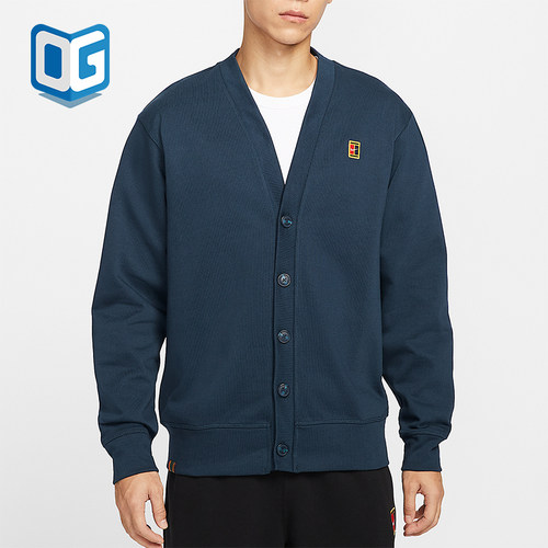 Nike/耐克正品Court Fairway男士长袖针织休闲运动开衫IM9362-478