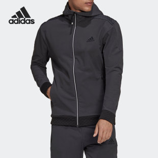 男子舒适连帽运动夹克H39849 Adidas 阿迪达斯正品 当季 新款
