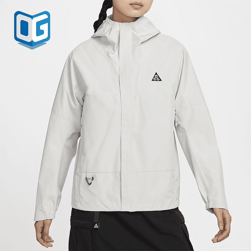 耐克女士梭织户外连帽冲锋衣