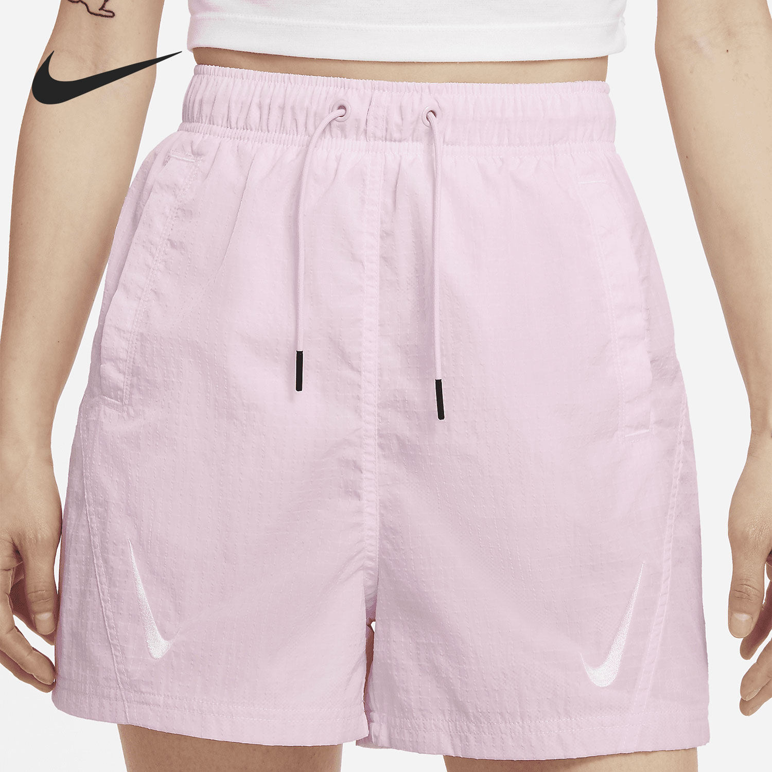 Nike/耐克正品女子夏季梭织透气时尚运动休闲短裤 DD5593-695