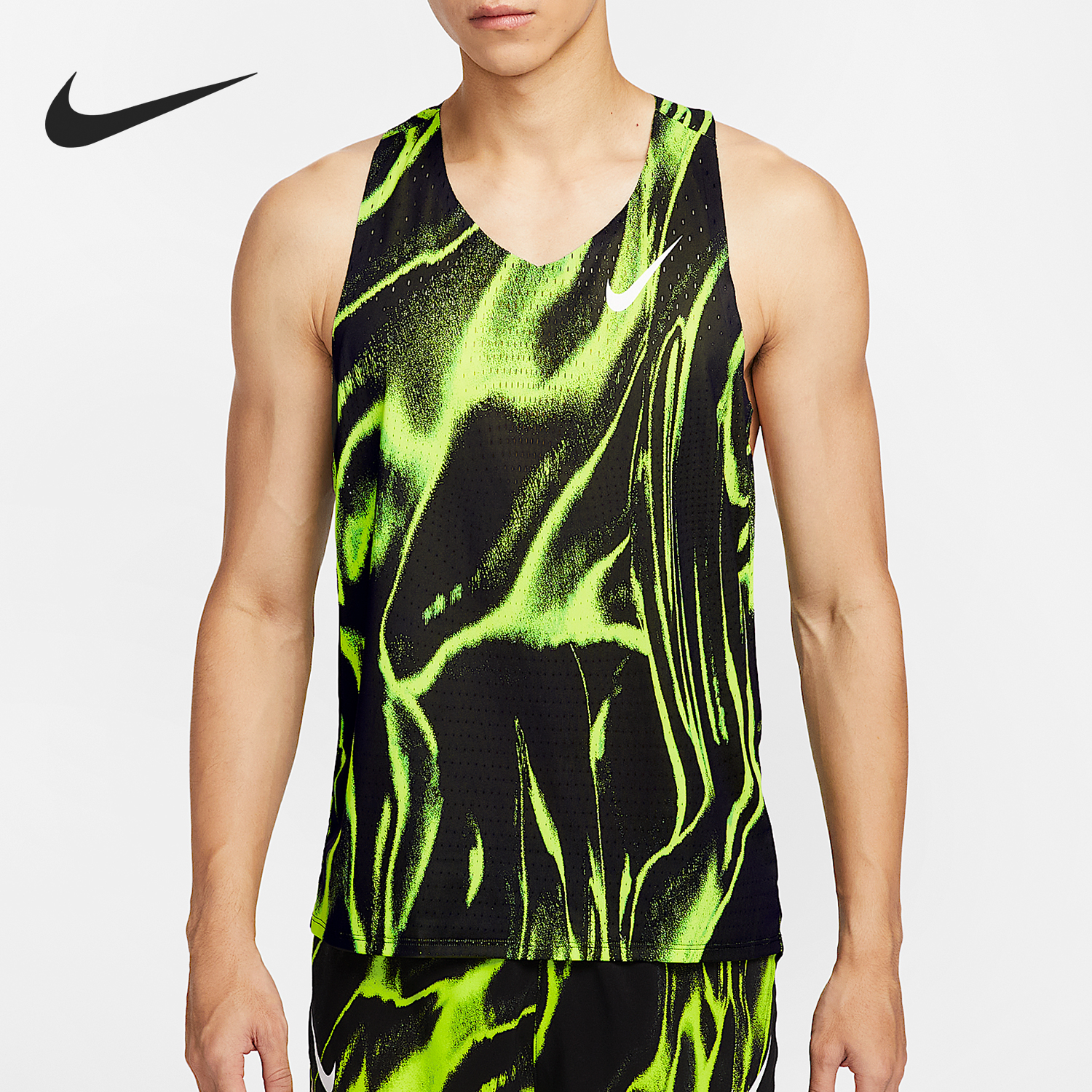 Nike/耐克官方正品Dri-FIT ADV男士透气跑步背心T恤HV2644-702