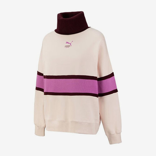 Puma/彪马正品当季新款女子复古休闲运动套头衫537971-48