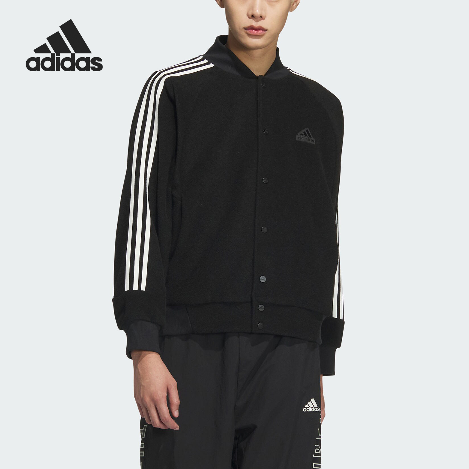 阿迪达斯男女宽松休闲外套