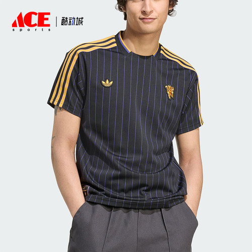 Adidas/阿迪达斯正品夏季三叶草男女透气足球球衣短袖T恤JN2818