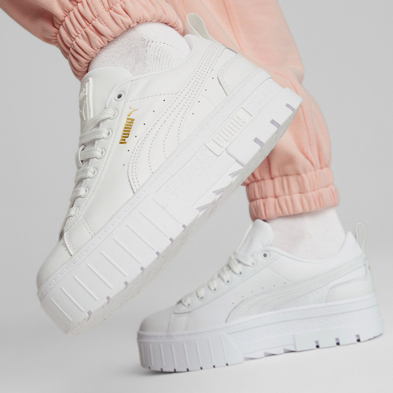 Puma/彪马正品2024秋季新款女士舒适厚底耐磨运动休闲板鞋图片