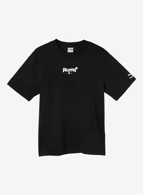 Puma/彪马正品2024新款男士运动时尚透气宽松休闲简约短袖