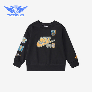 小童日常圆领套头耐穿卫衣IQ2820 Nike 款 2025冬季 010 耐克正品