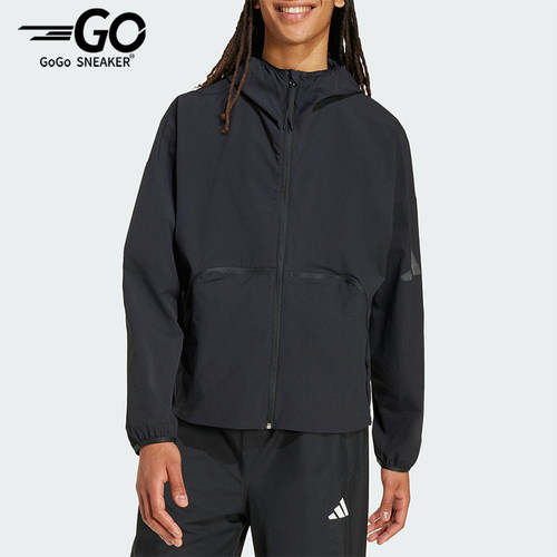 Adidas/阿迪达斯正品MYSHELTER男士休闲梭织连帽运动外套JM3936