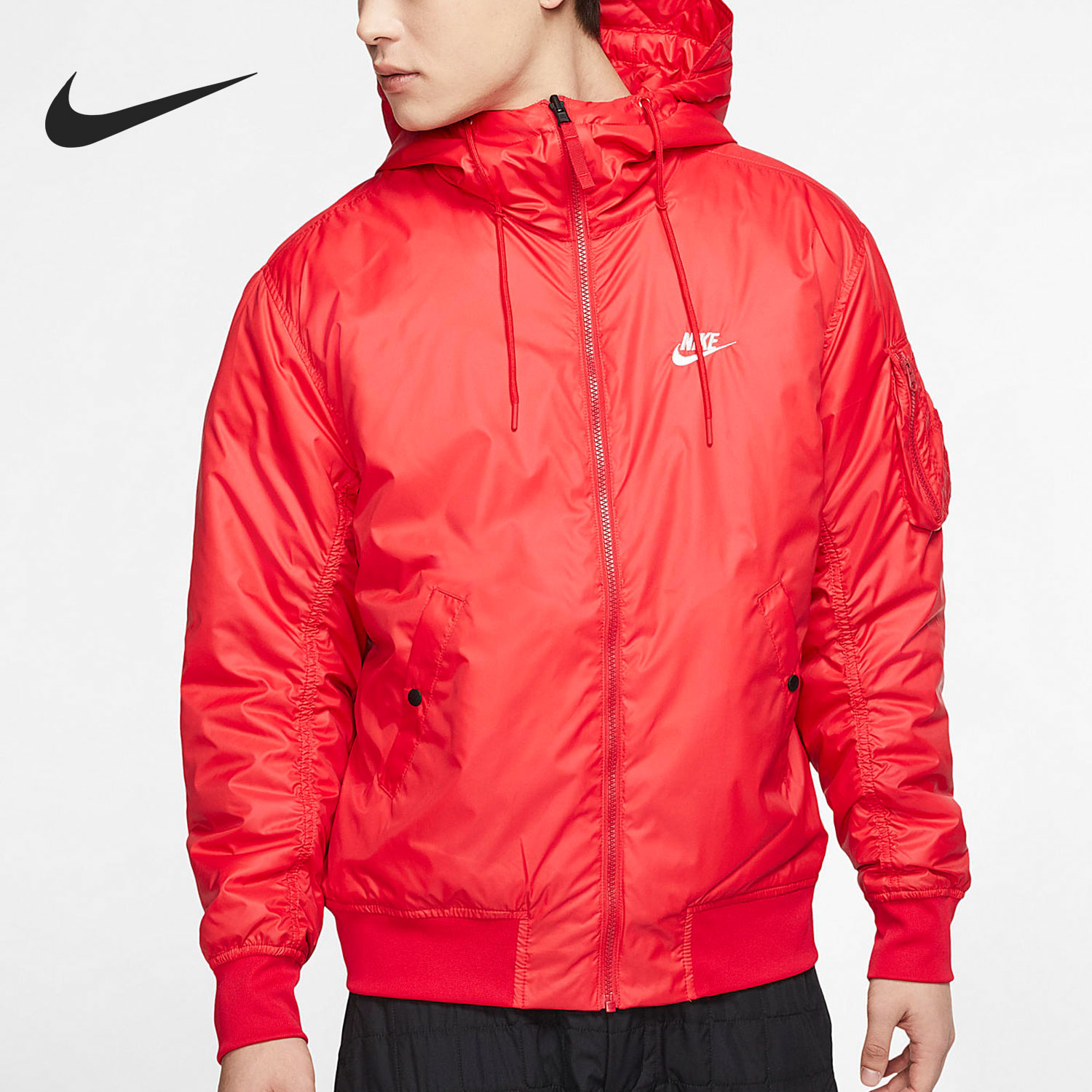 Nike/耐克正品当季男子双面穿保暖连帽休闲棉服CJ4378-657